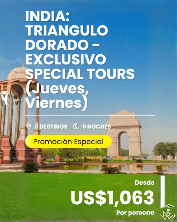 india triangulo dorado special tours 6 nts