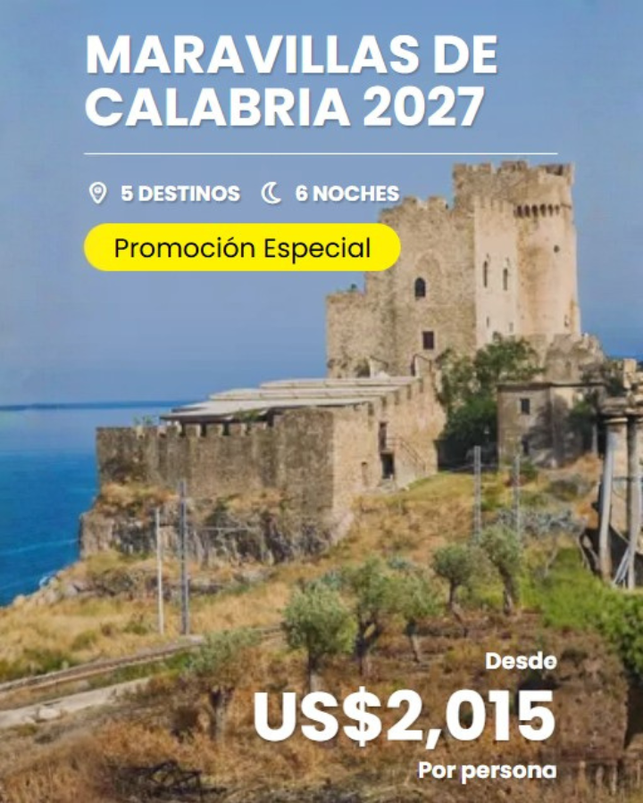 maravillas de calabria 2027 6 nts