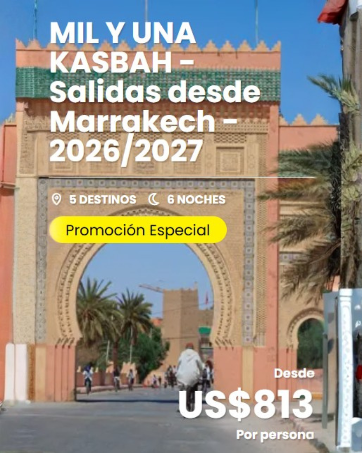 mil y una kasbah desde marrakech 6 nts