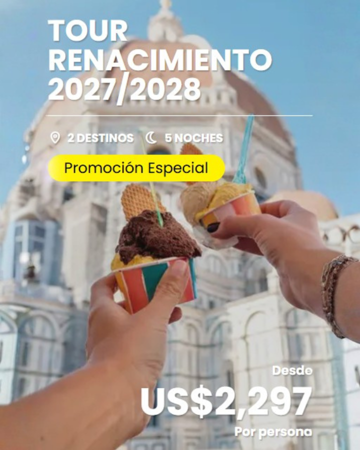 tour renacimiento 2027 2028 5 nts