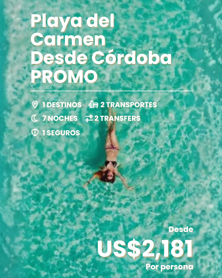 7 nts-playa del carmen desde cba
