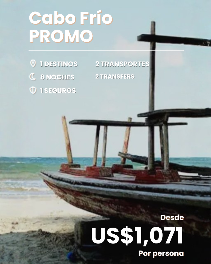 8 nts cabo frio