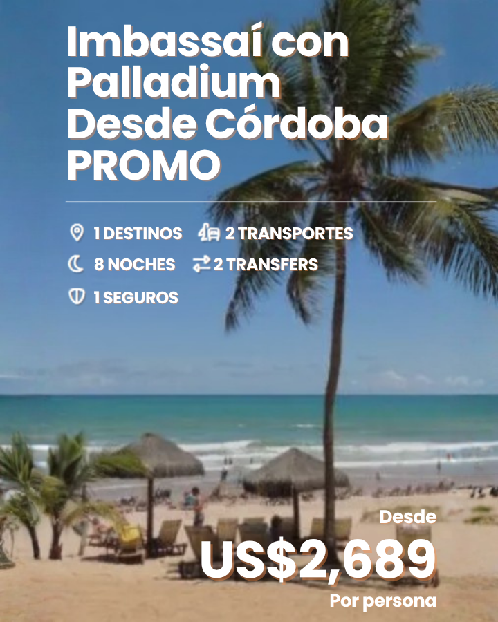 8 nts imbassai desde cba