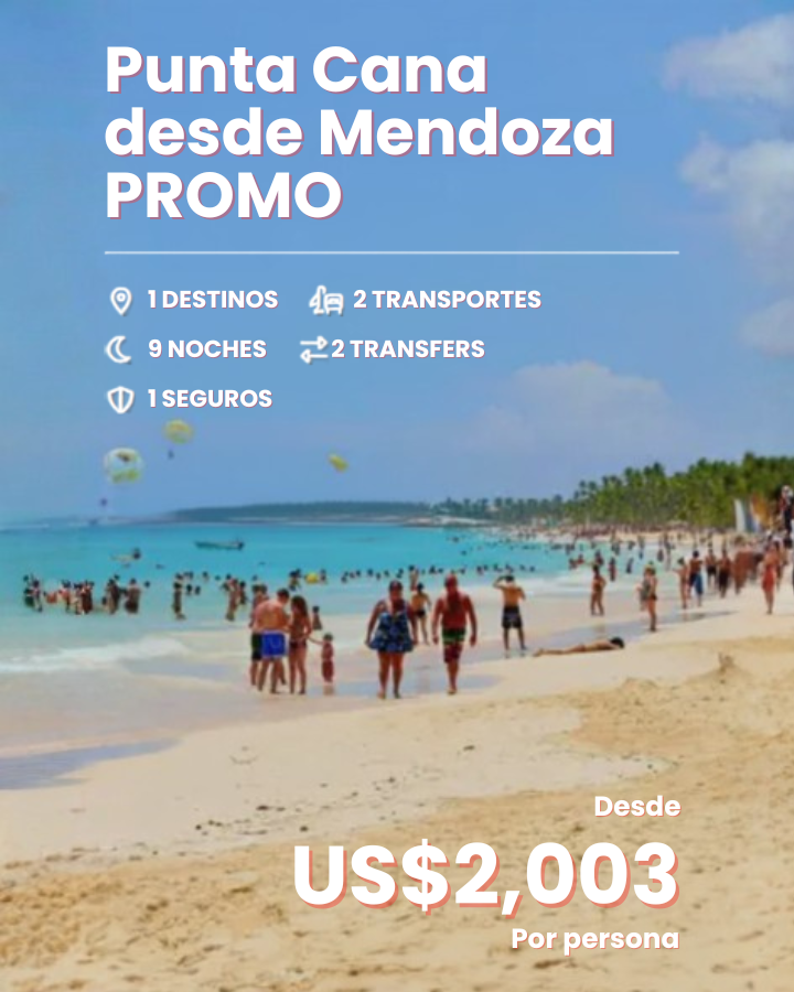 9 nts-punta cana desde mza