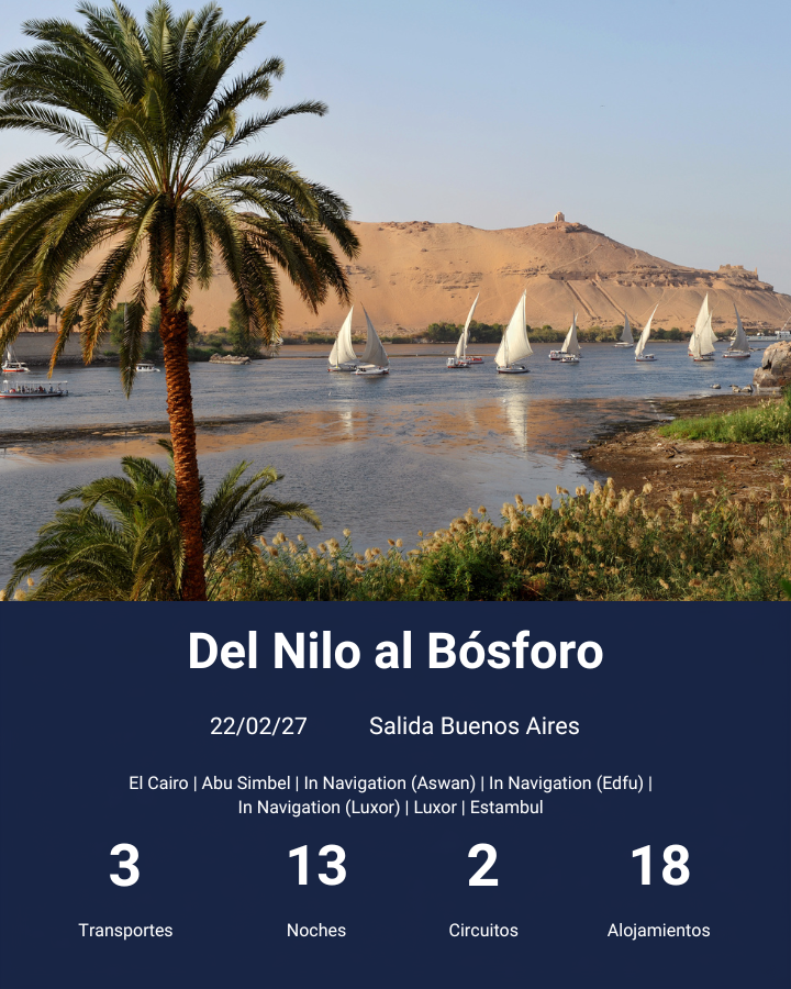 Del Nilo al Bósforo-feb 2027
