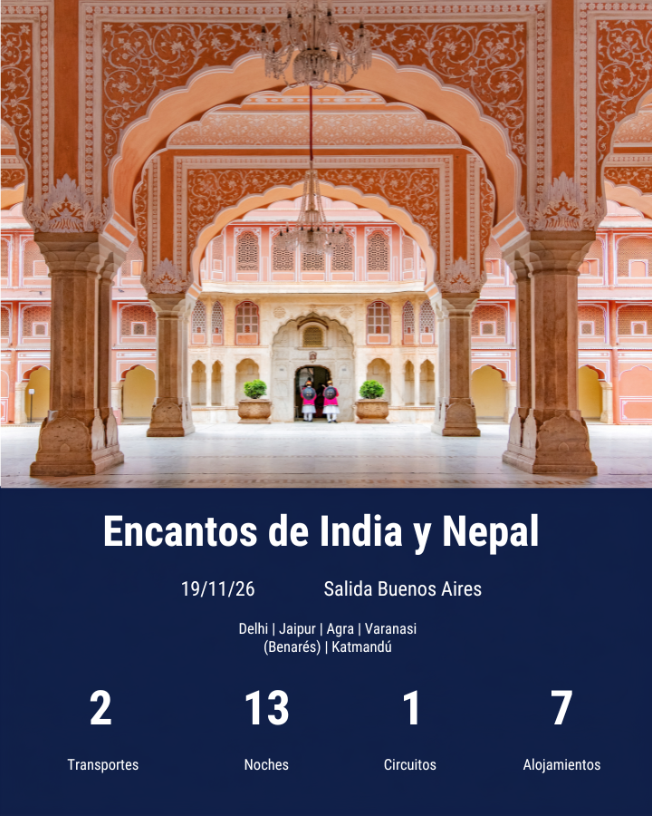 encantos de India y Nepal-nov 2026