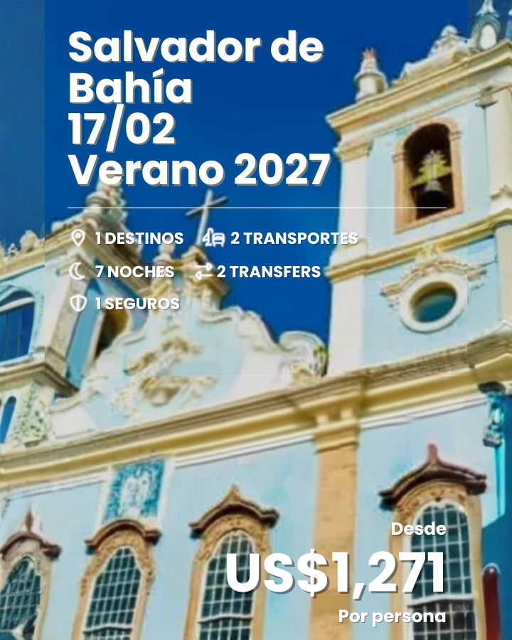 salvador de bahía-17 feb-7 nts